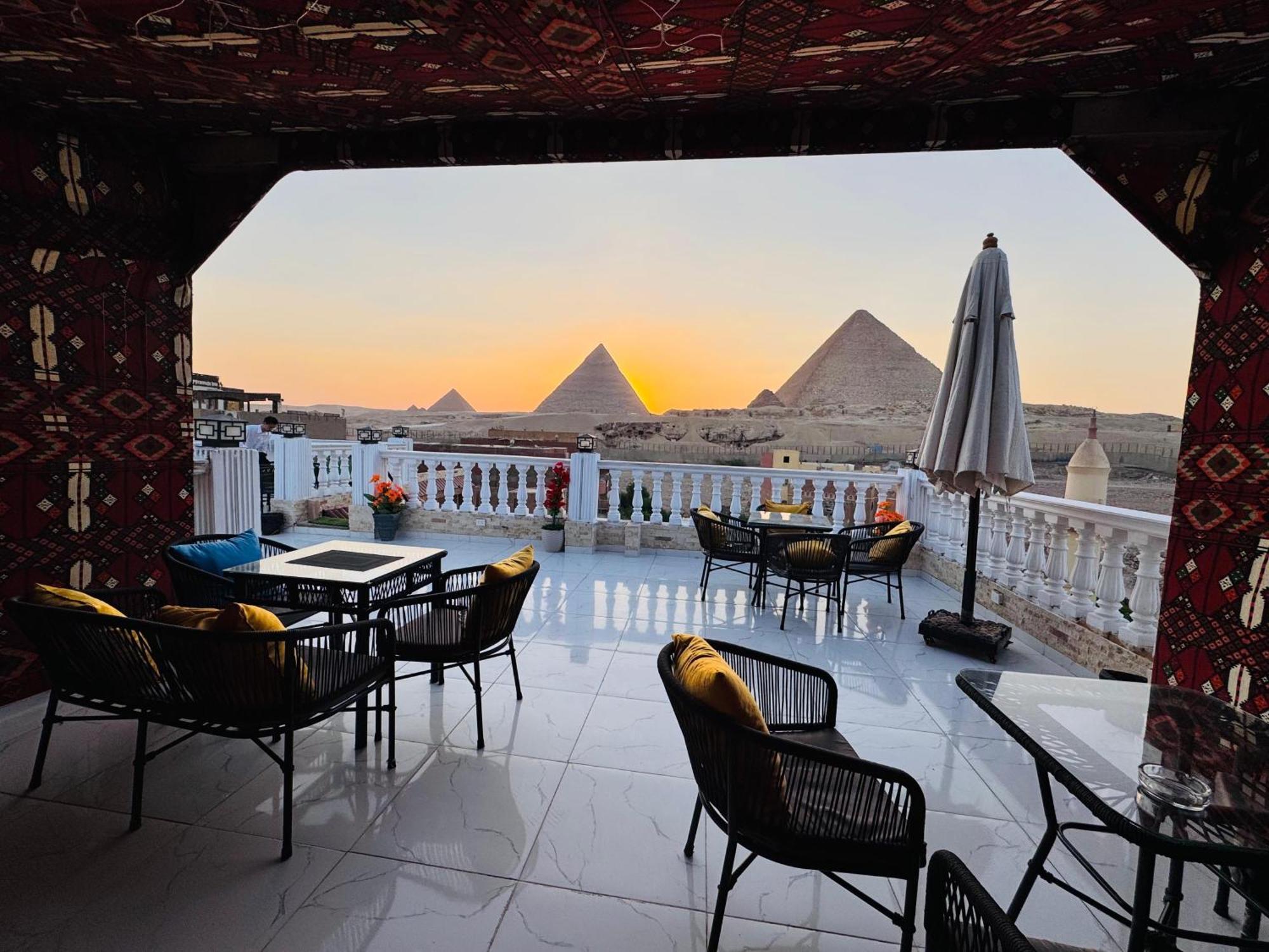 Hotel New Scarab Pyramids View Kafret el-Gabal Esterno foto