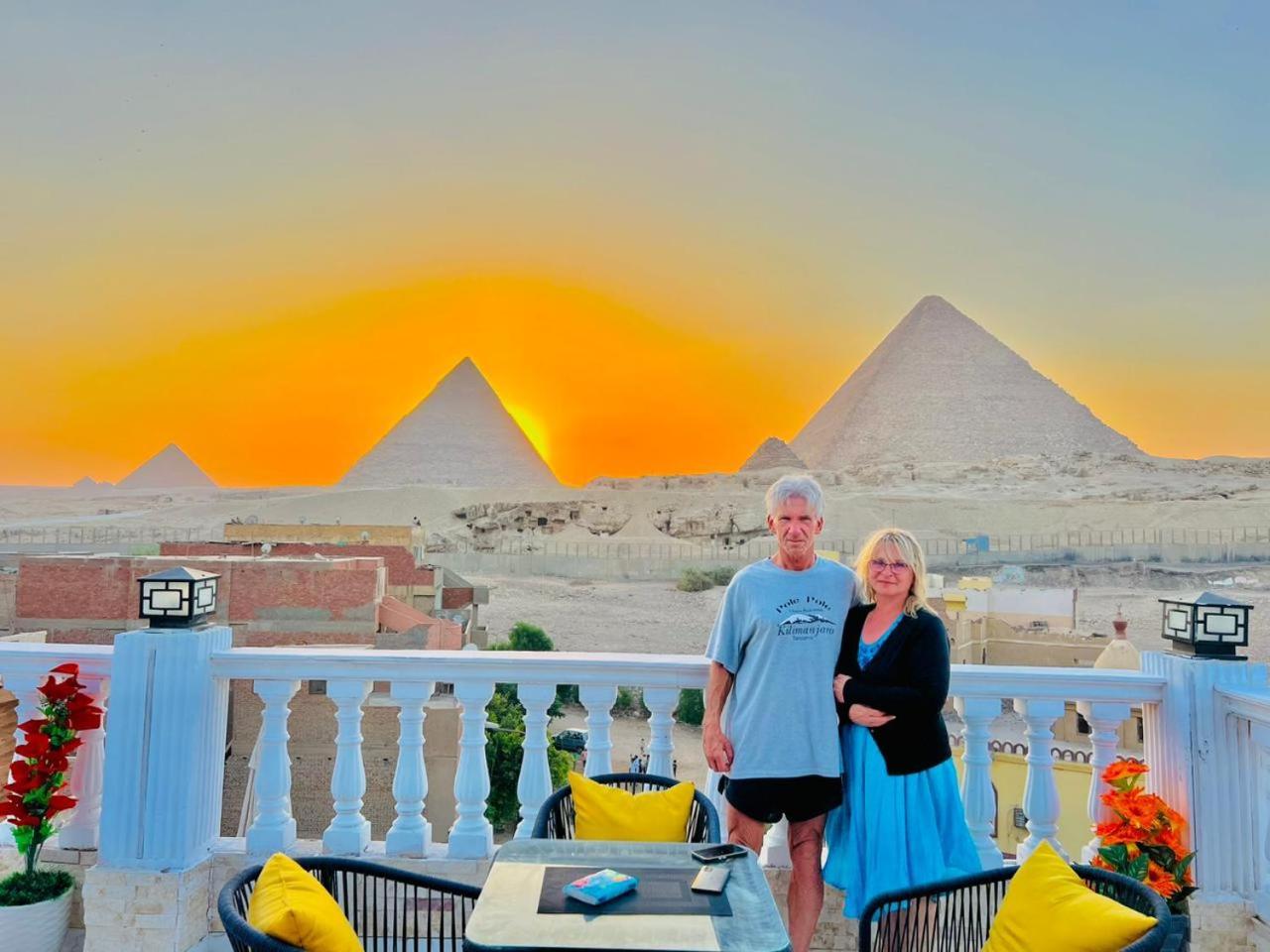 Hotel New Scarab Pyramids View Kafret el-Gabal Esterno foto